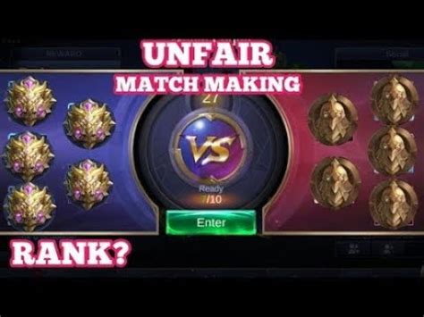 ml unfair matchmaking